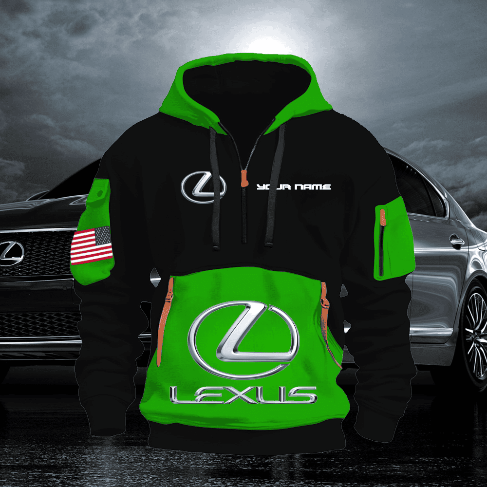 LX Custom Name Quarter Zipper Hoodie