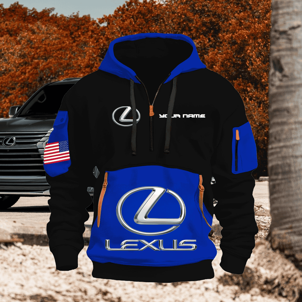 LX Custom Name Quarter Zipper Hoodie