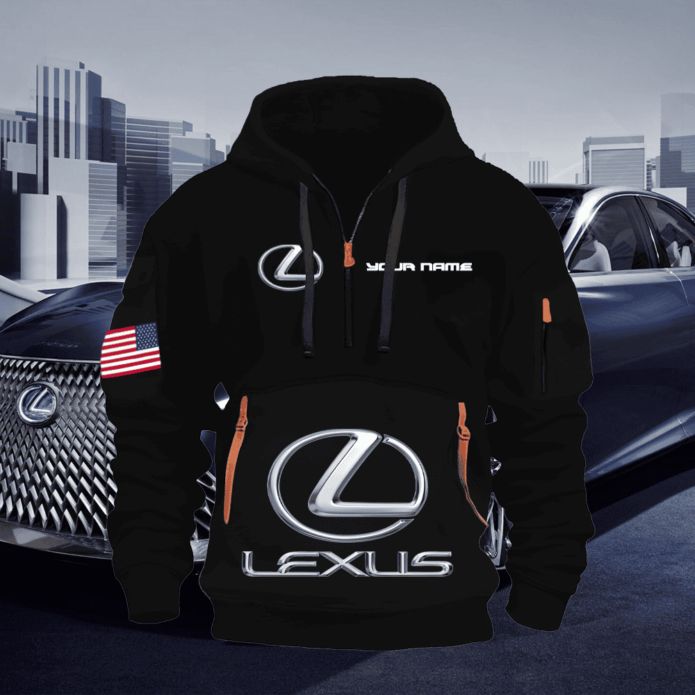 LX Custom Name Quarter Zipper Hoodie