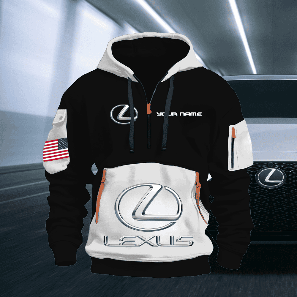 LX Custom Name Quarter Zipper Hoodie