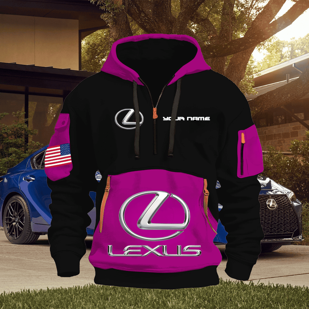 LX Custom Name Quarter Zipper Hoodie