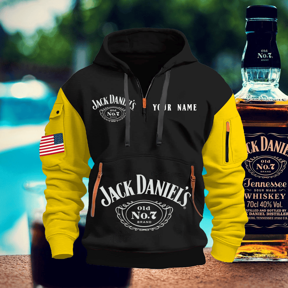 JA Custom Name Quarter Zipper Hoodie