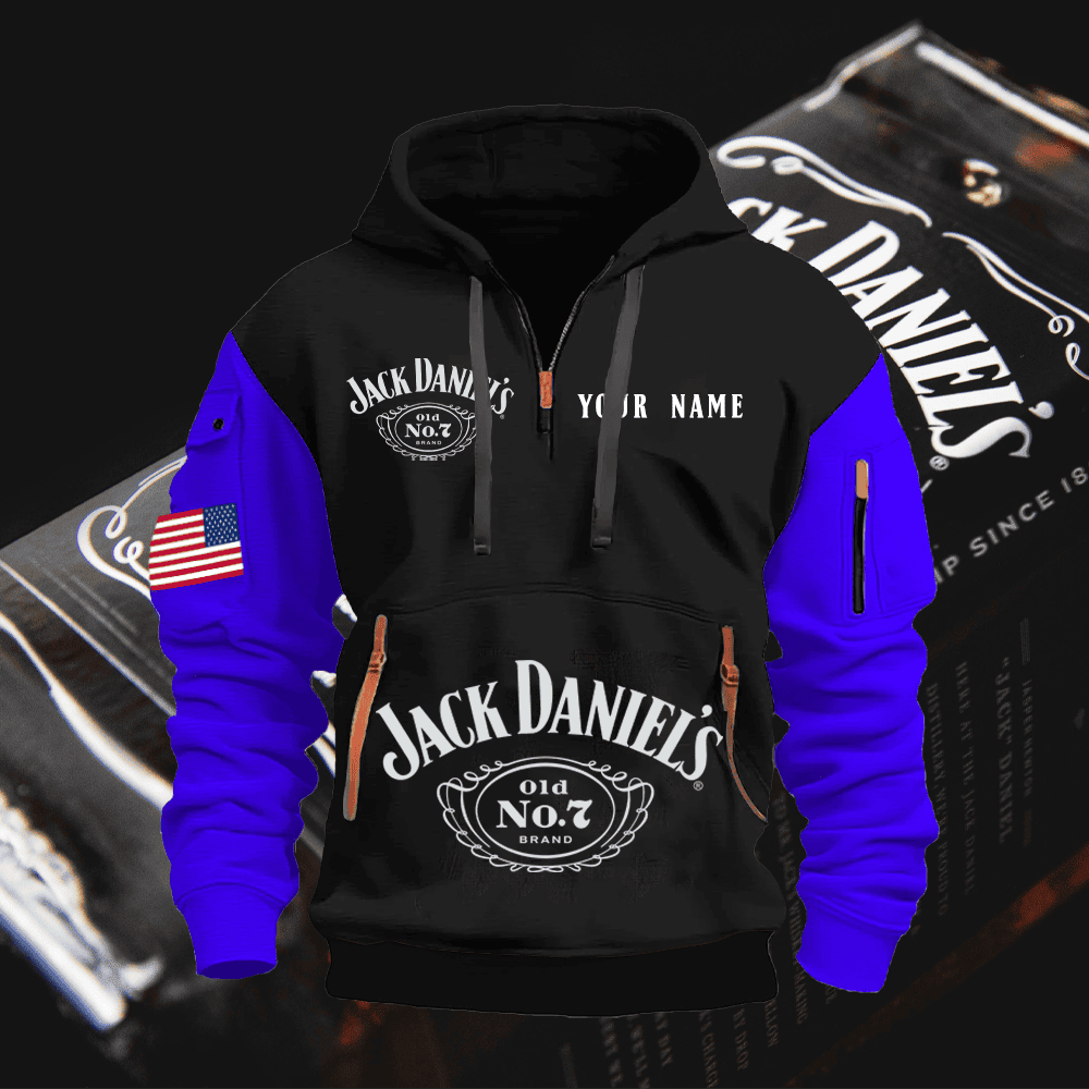 JA Custom Name Quarter Zipper Hoodie