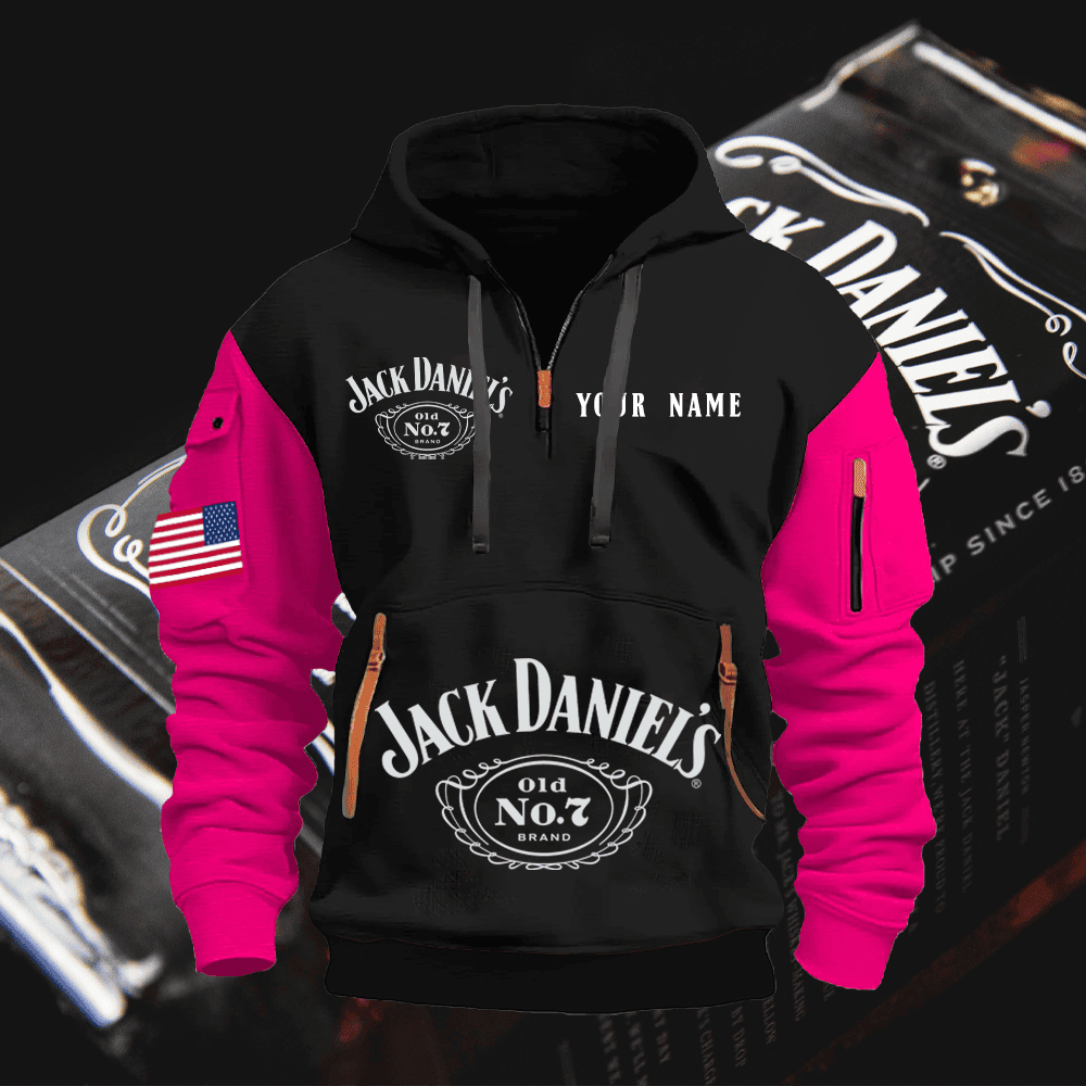 JA Custom Name Quarter Zipper Hoodie