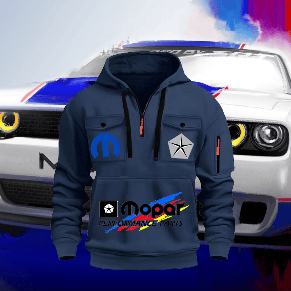 MP Custom Print Quarter Zip Unisex Hoodie