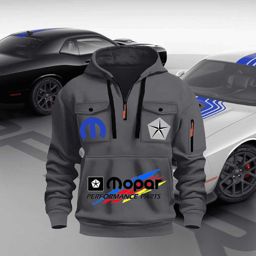 MP Custom Print Quarter Zip Unisex Hoodie