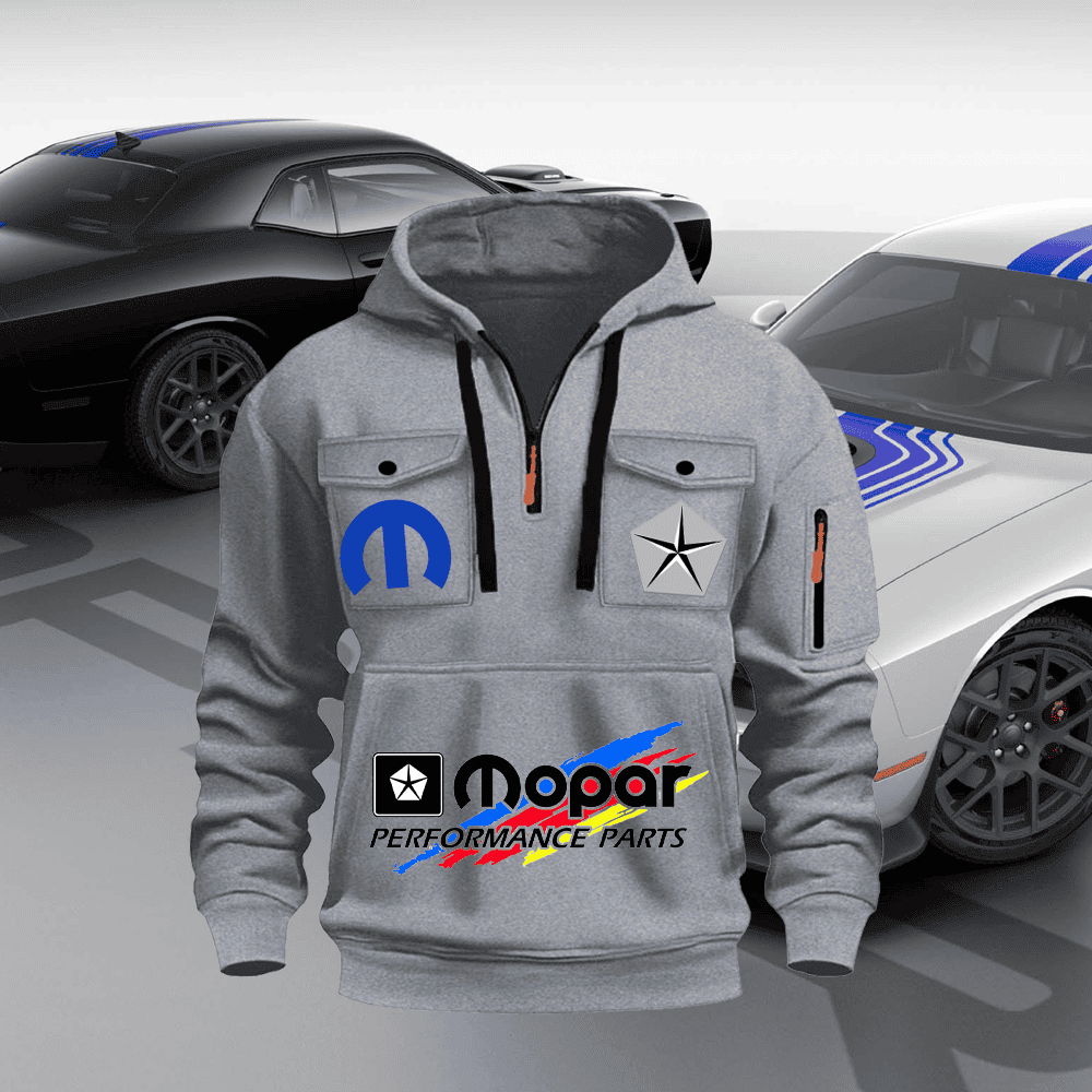 MP Custom Print Quarter Zip Unisex Hoodie