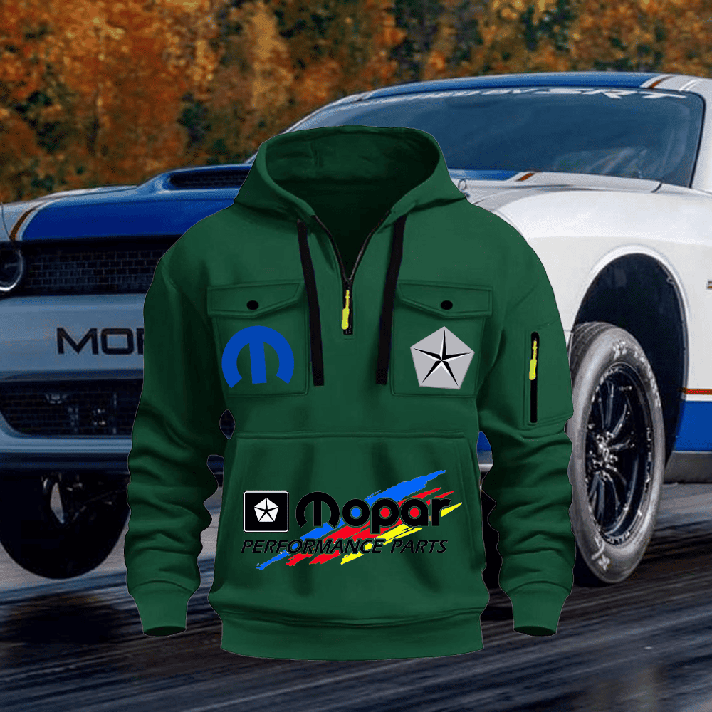 MP Custom Print Quarter Zip Unisex Hoodie