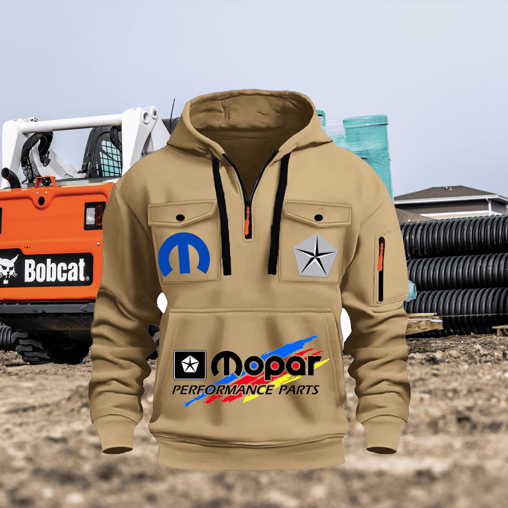 MP Custom Print Quarter Zip Unisex Hoodie