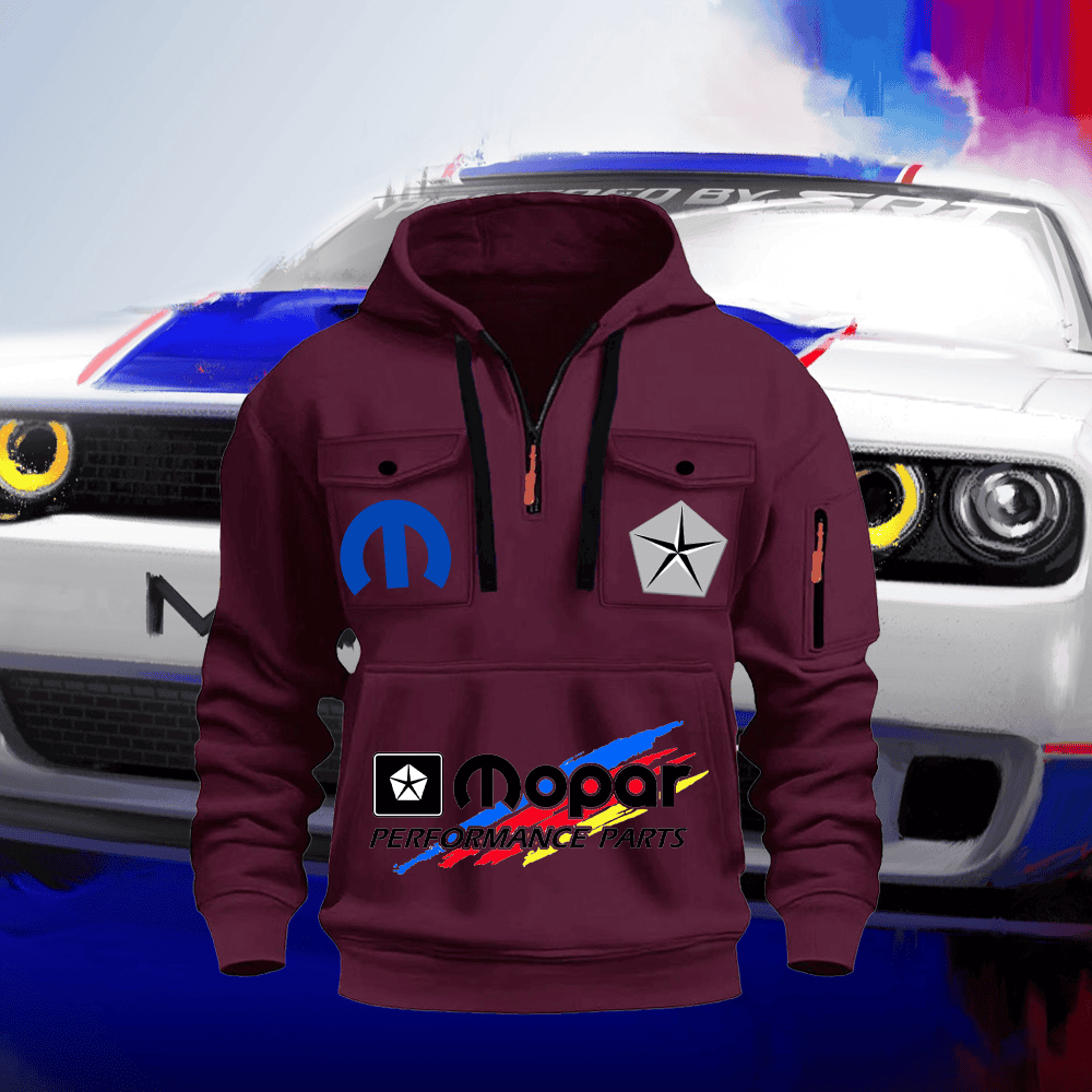 MP Custom Print Quarter Zip Unisex Hoodie