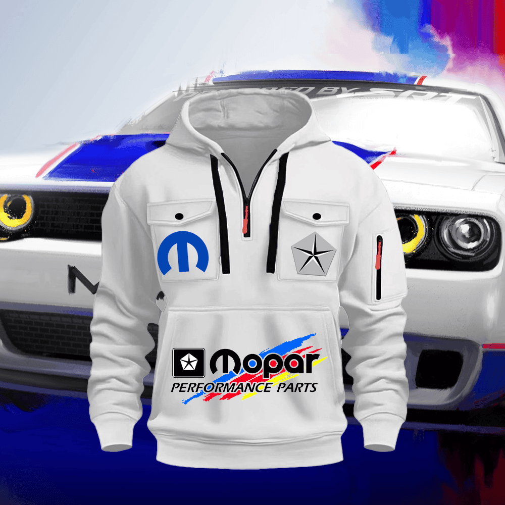 MP Custom Print Quarter Zip Unisex Hoodie