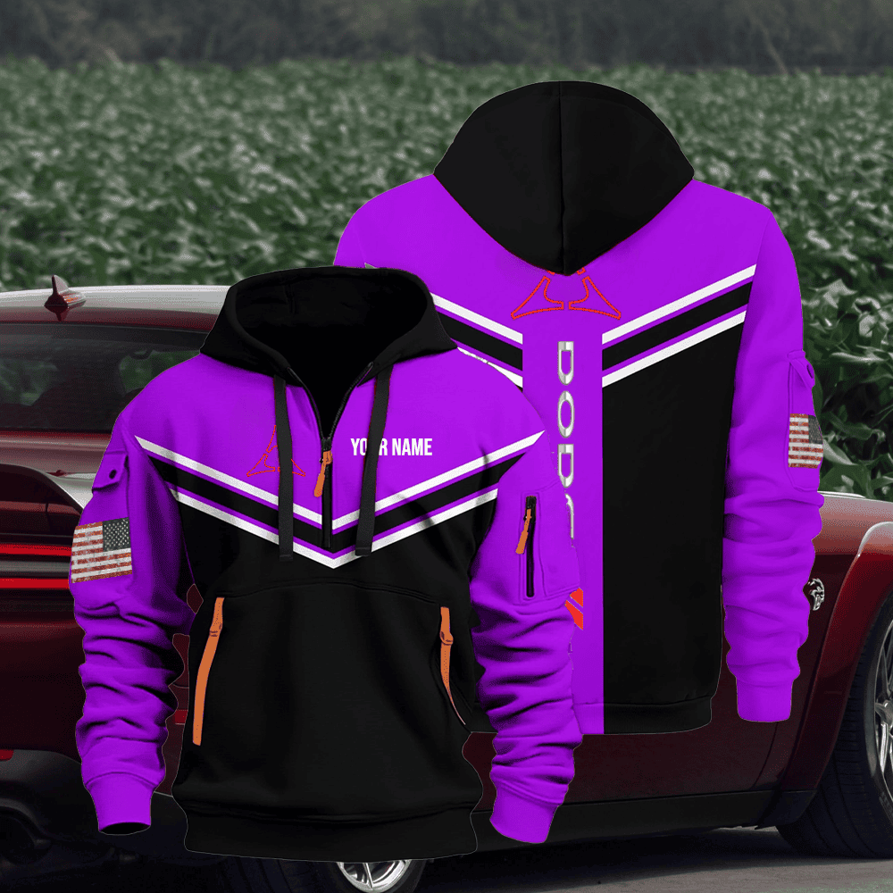 DG custom name quarter zipper jacket