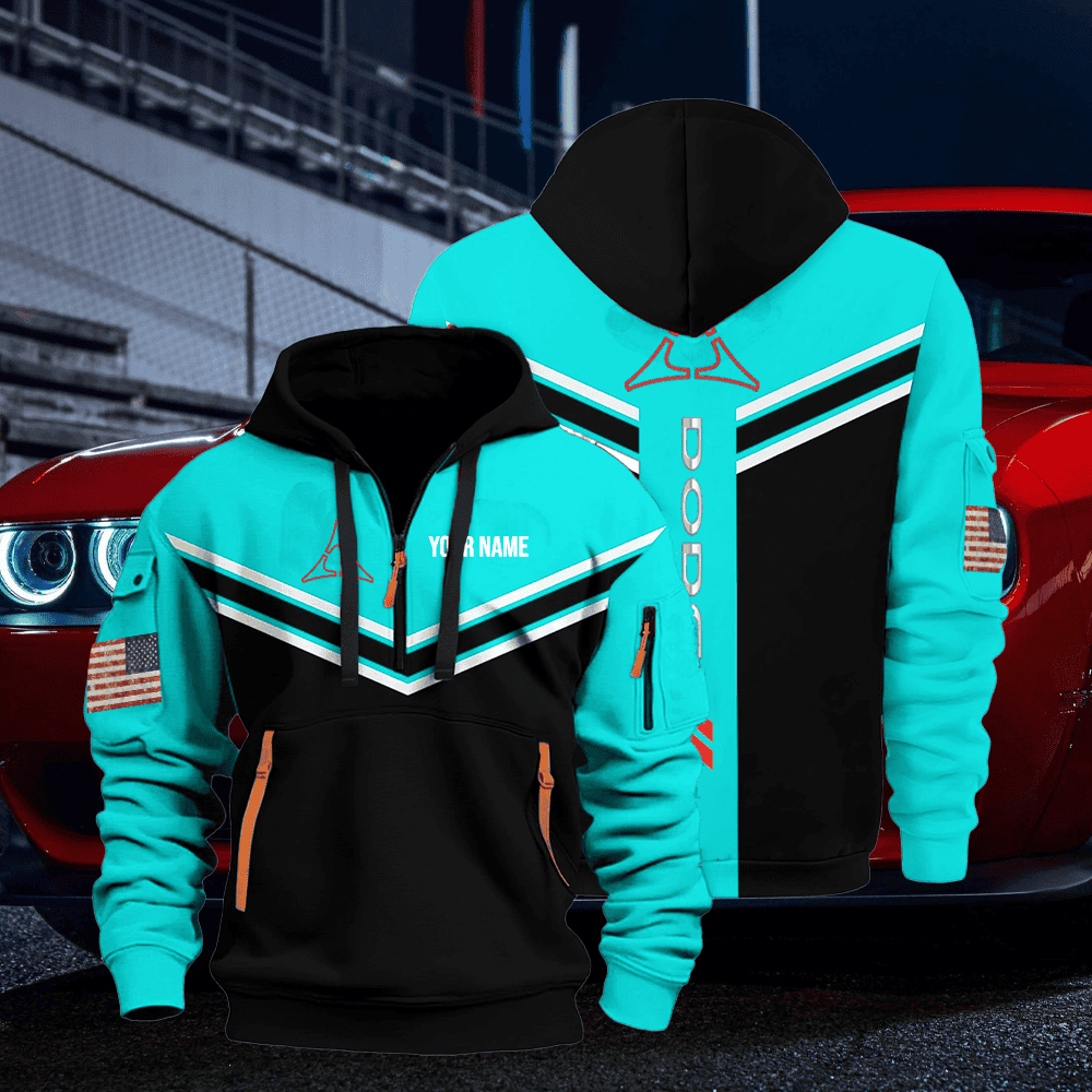DG custom name quarter zipper jacket