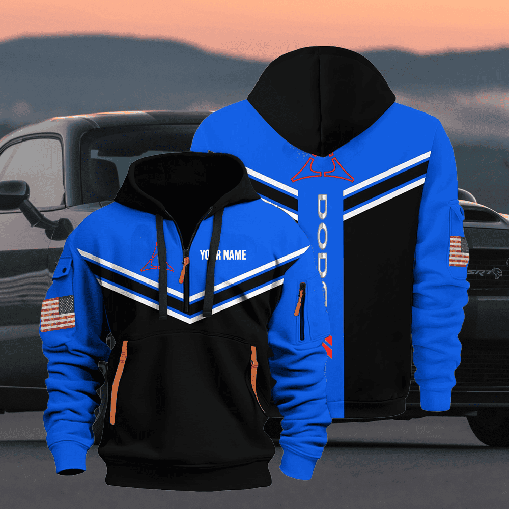 DG custom name quarter zipper jacket
