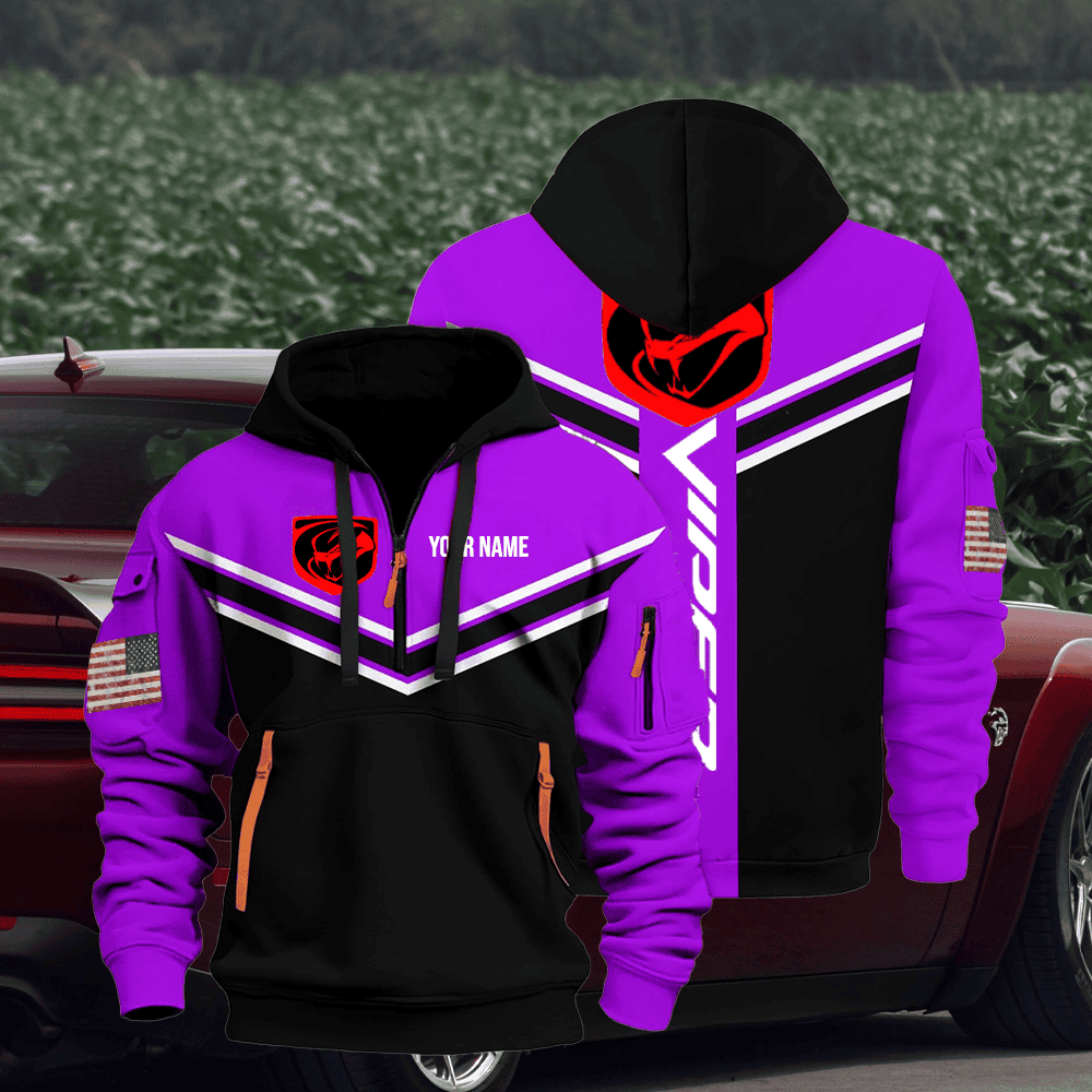 DG VP custom name quarter zipper jacket