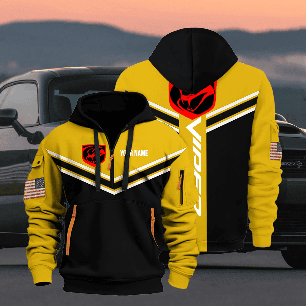 DG VP custom name quarter zipper jacket