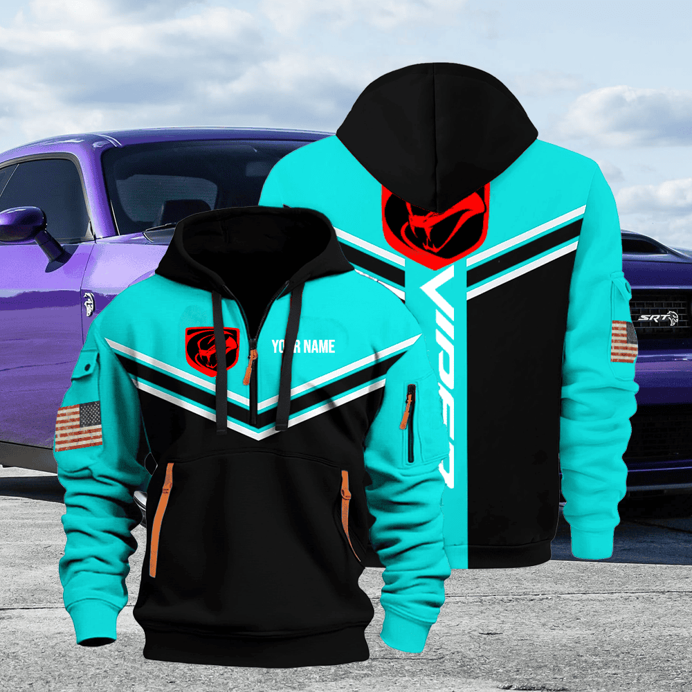 DG VP custom name quarter zipper jacket