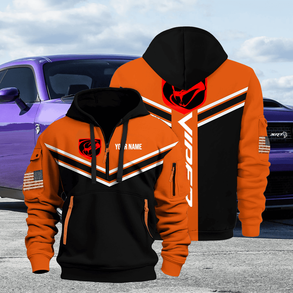 DG VP custom name quarter zipper jacket