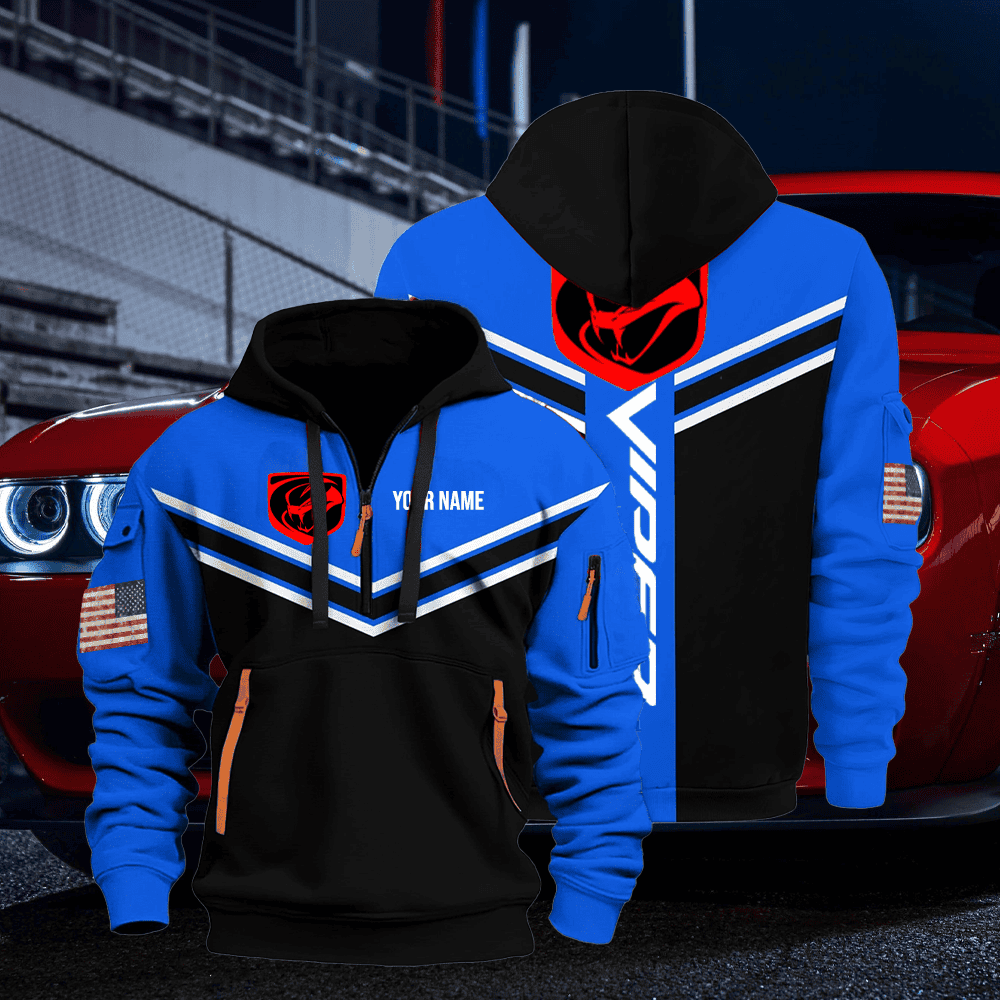 DG VP custom name quarter zipper jacket