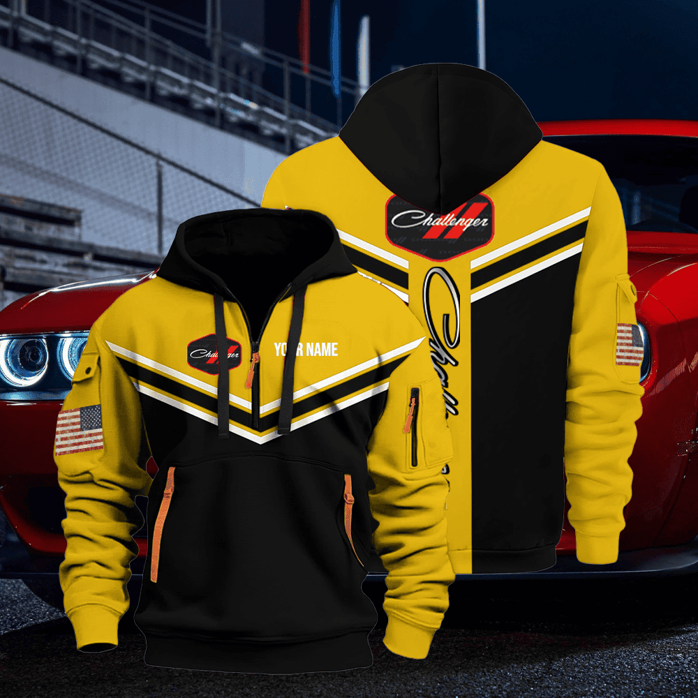 DG CH custom name quarter zipper jacket