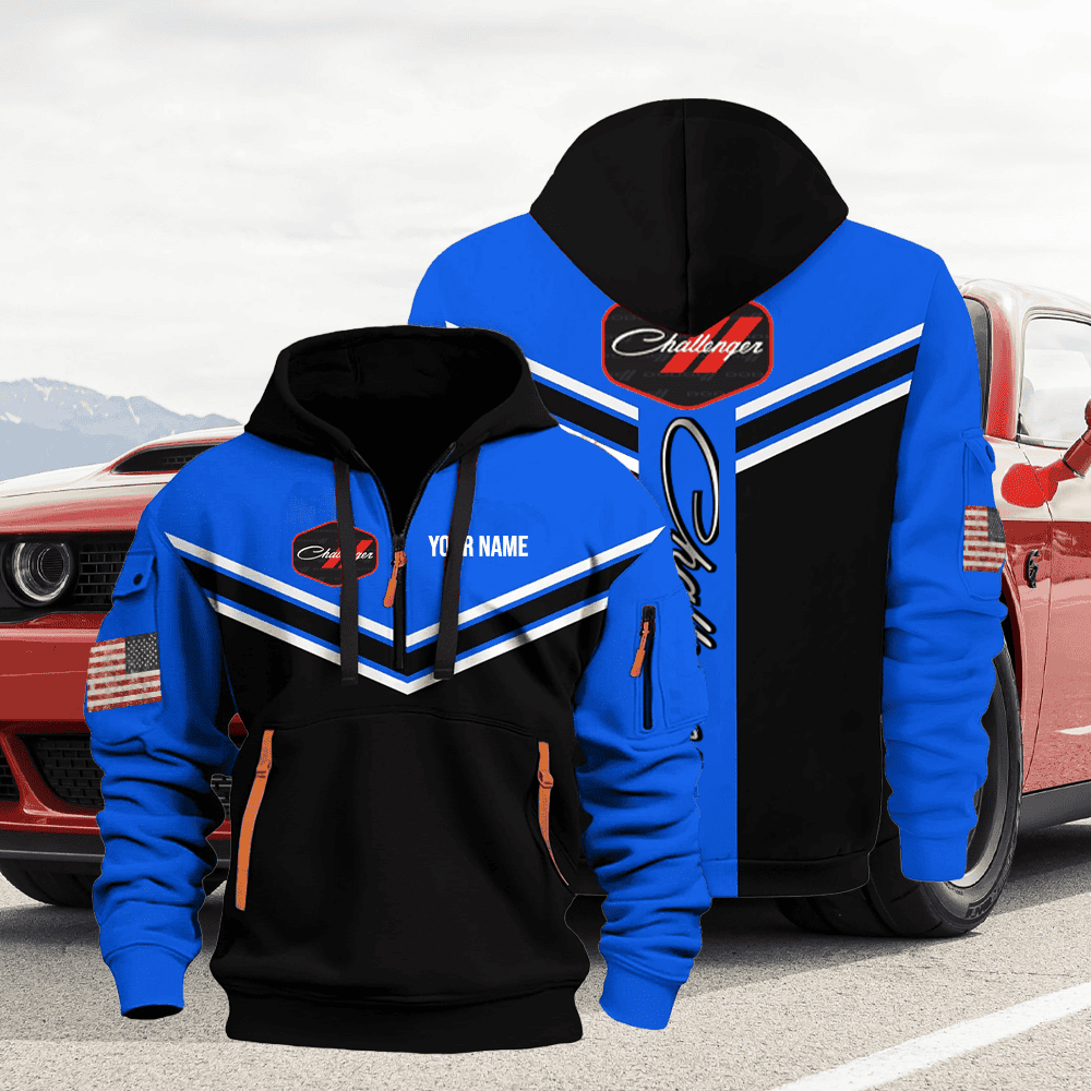 DG CH custom name quarter zipper jacket