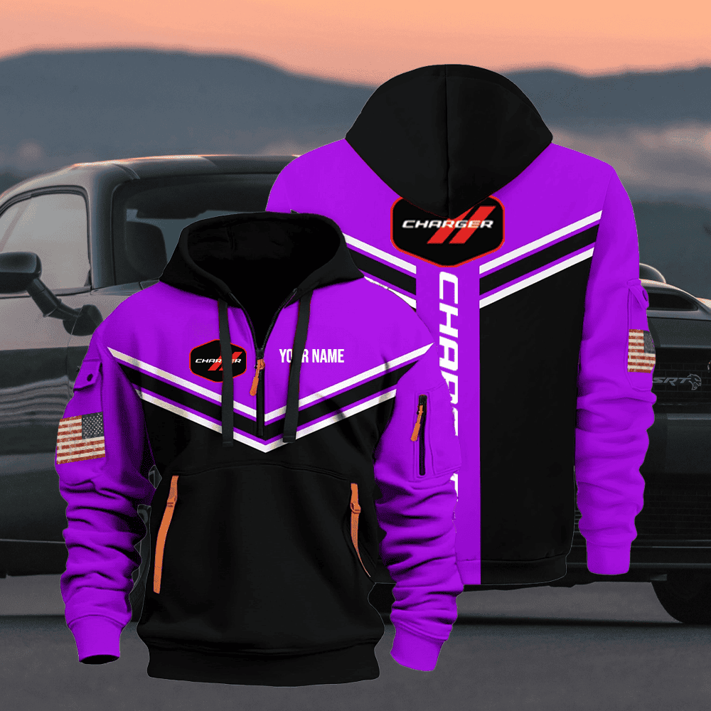 DG CG custom name quarter zipper jacket