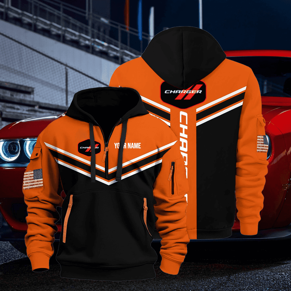 DG CG custom name quarter zipper jacket