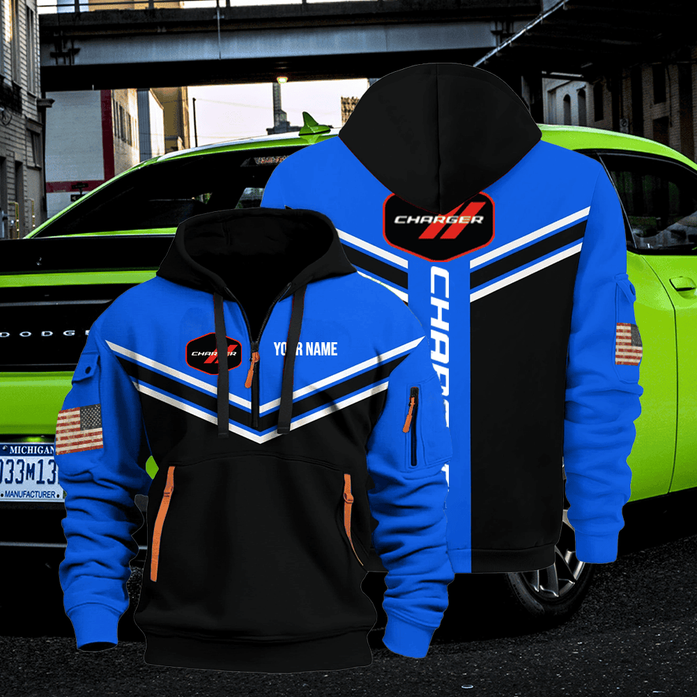 DG CG custom name quarter zipper jacket