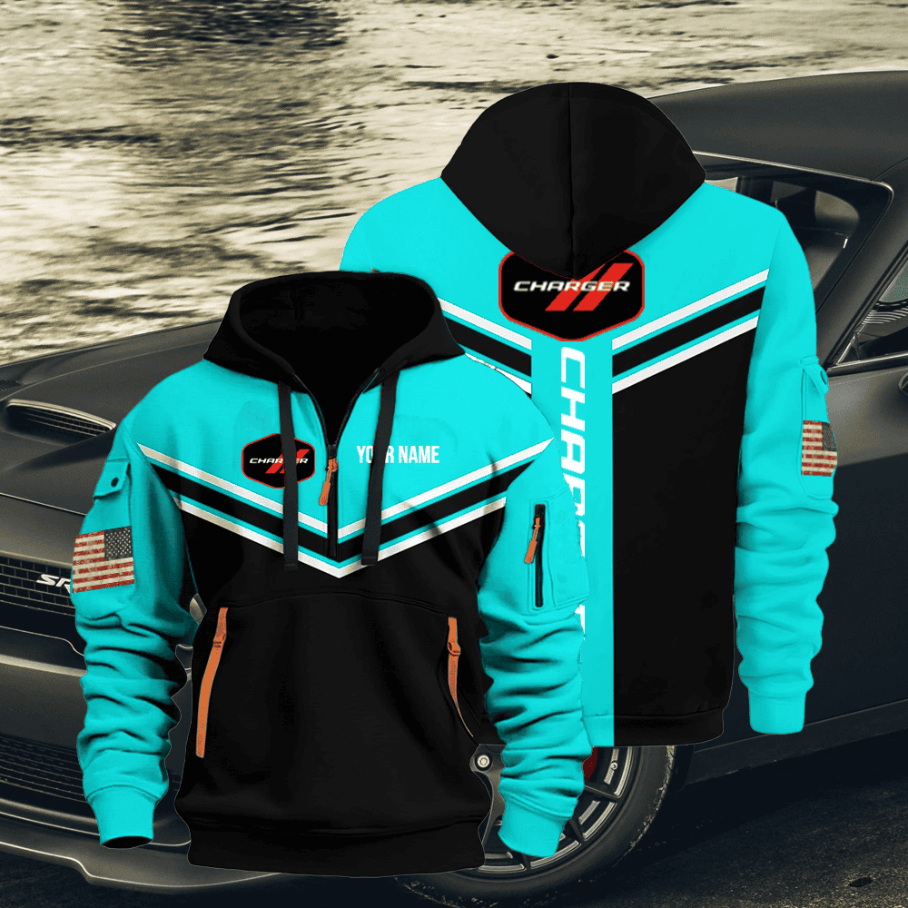 DG CG custom name quarter zipper jacket