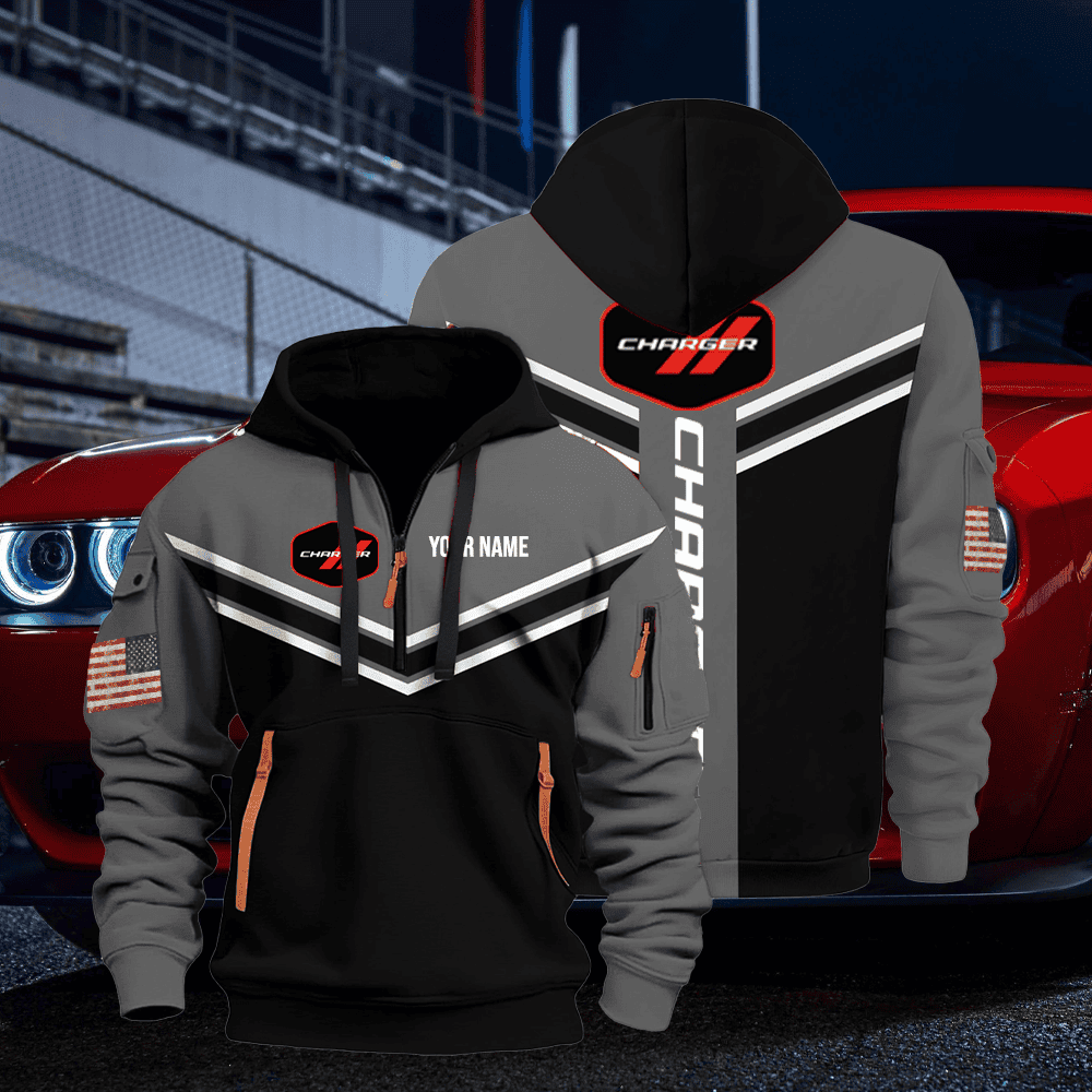 DG CG custom name quarter zipper jacket