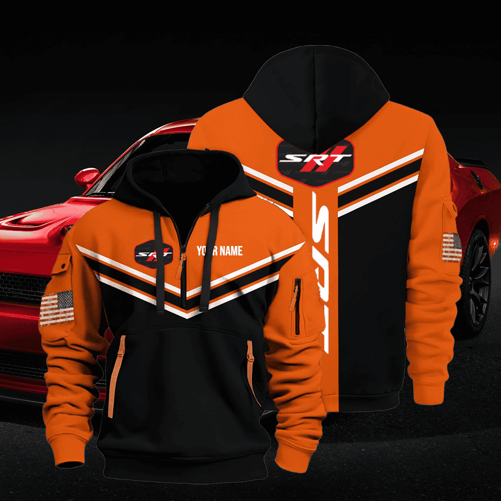 DG SRT custom name quarter zipper jacket