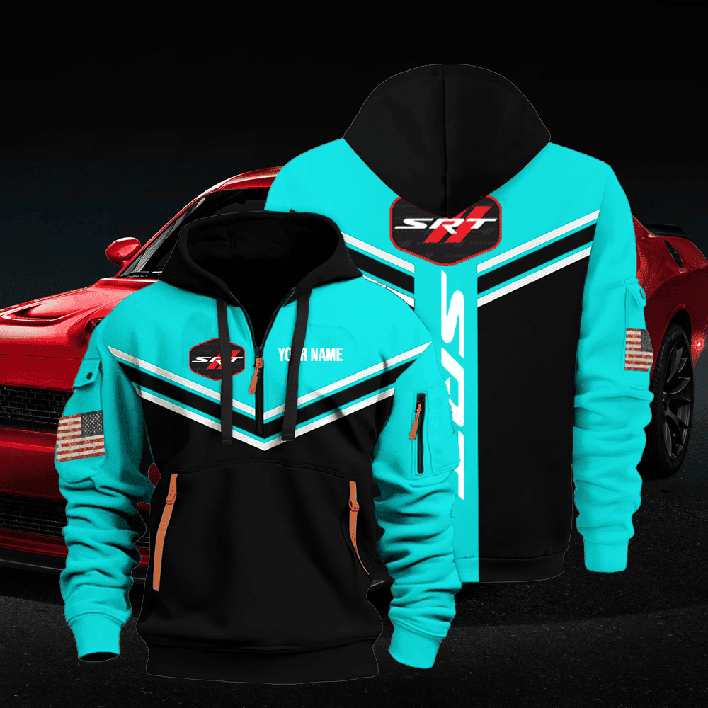 DG SRT custom name quarter zipper jacket