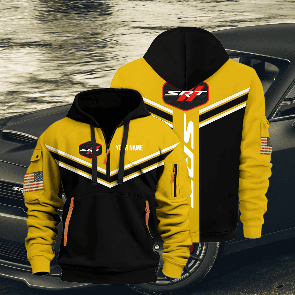 DG SRT custom name quarter zipper jacket