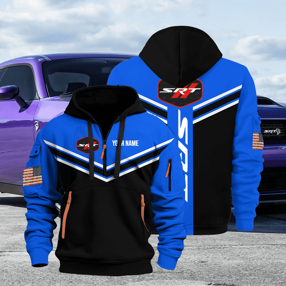 DG SRT custom name quarter zipper jacket