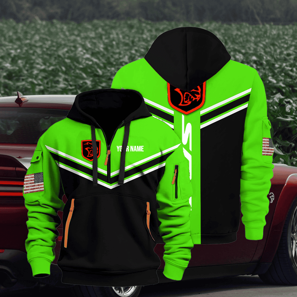 DG HC SRT custom name quarter zipper jacket