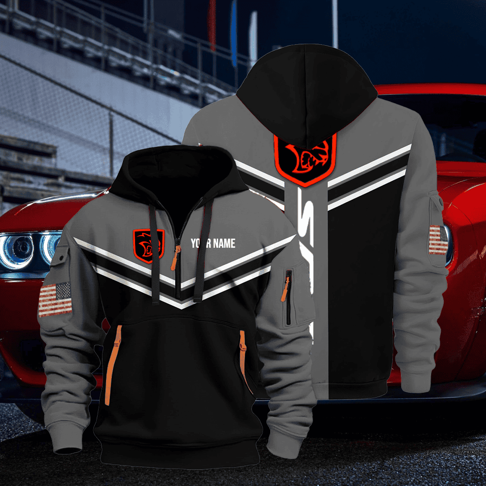 DG HC SRT custom name quarter zipper jacket