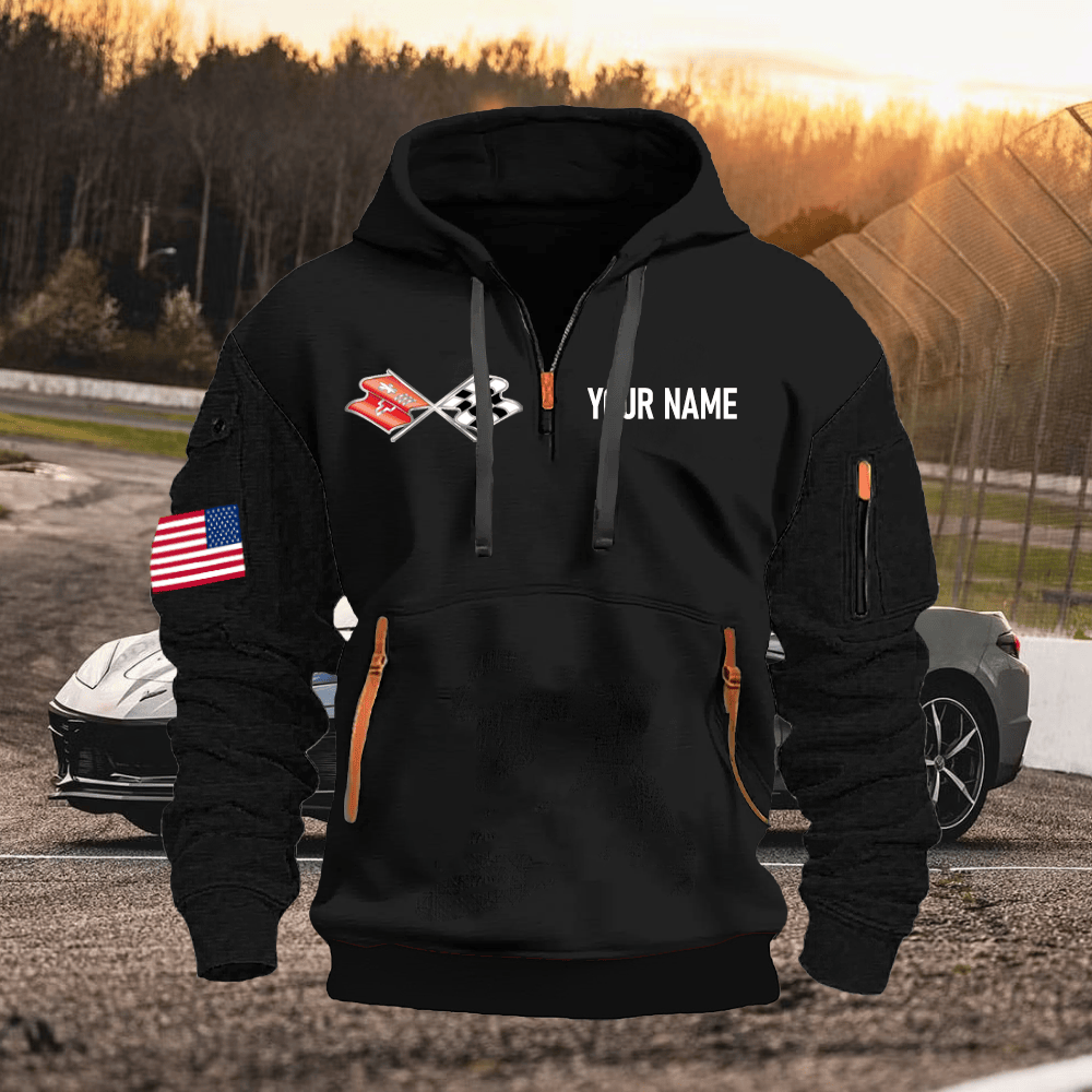 CV3 Custom Name Quarter Zipper Hoodie