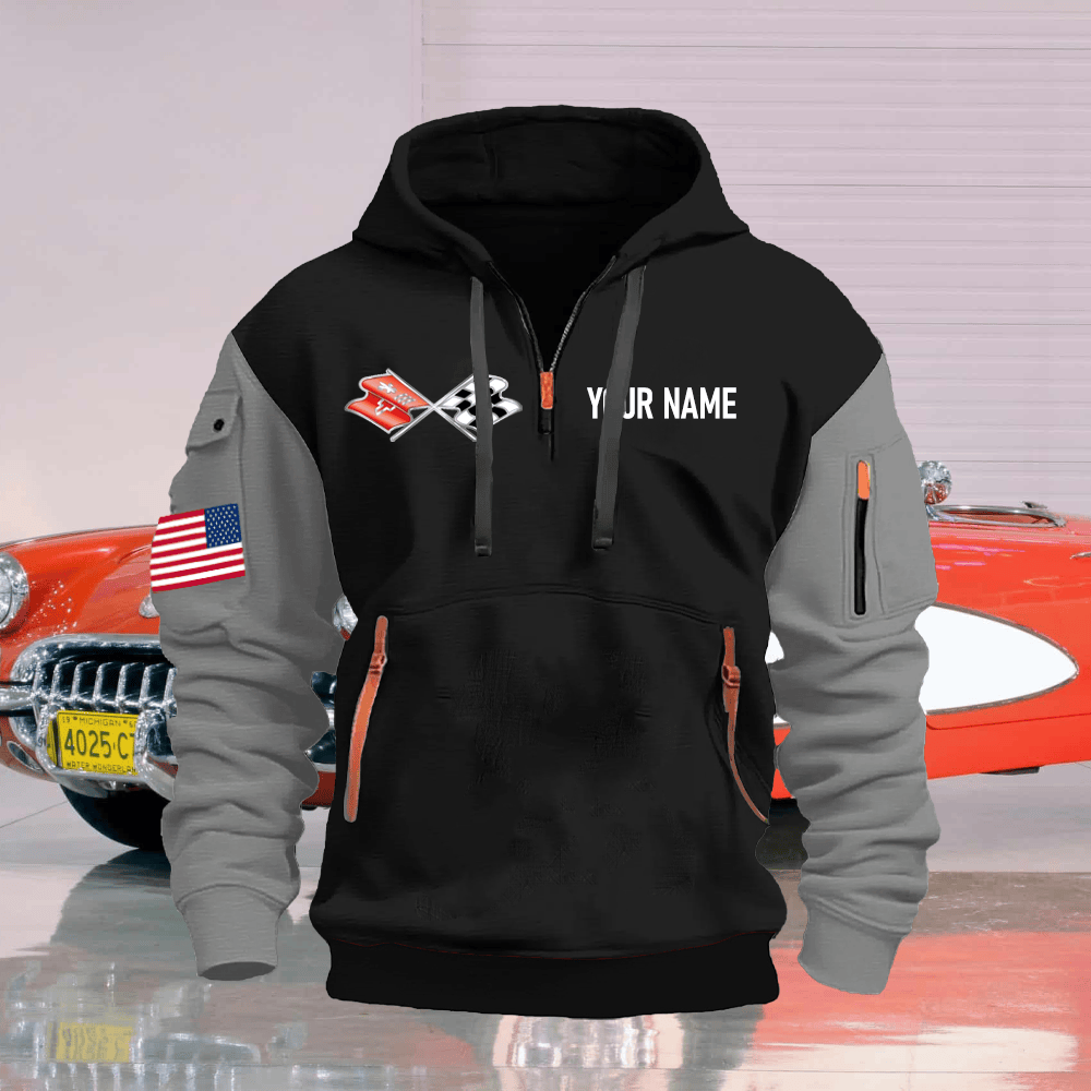 CV3 Custom Name Quarter Zipper Hoodie