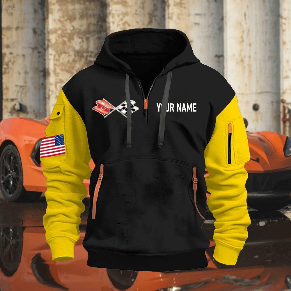 CV3 Custom Name Quarter Zipper Hoodie