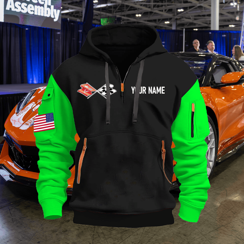 CV3 Custom Name Quarter Zipper Hoodie