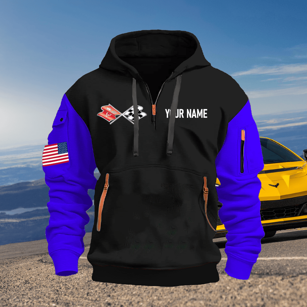 CV3 Custom Name Quarter Zipper Hoodie