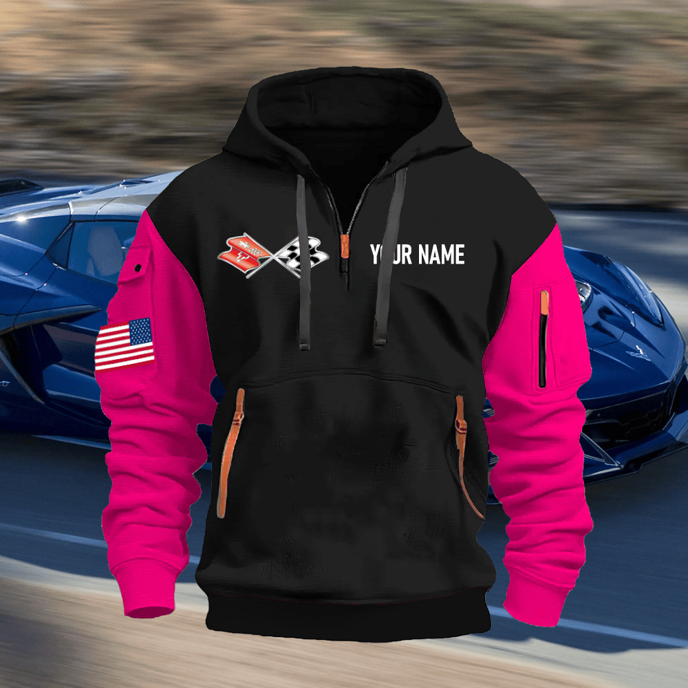 CV3 Custom Name Quarter Zipper Hoodie
