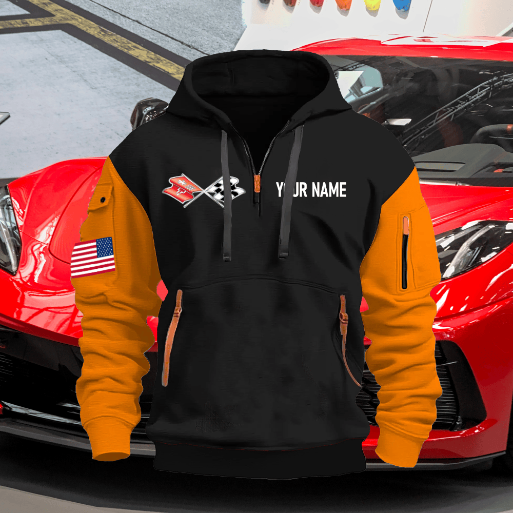 CV3 Custom Name Quarter Zipper Hoodie