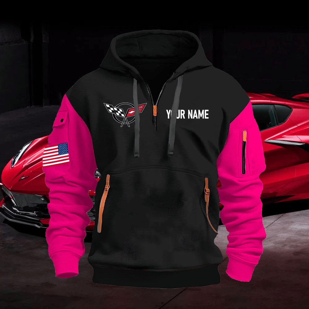 CV5 Custom Name Quarter Zipper Hoodie