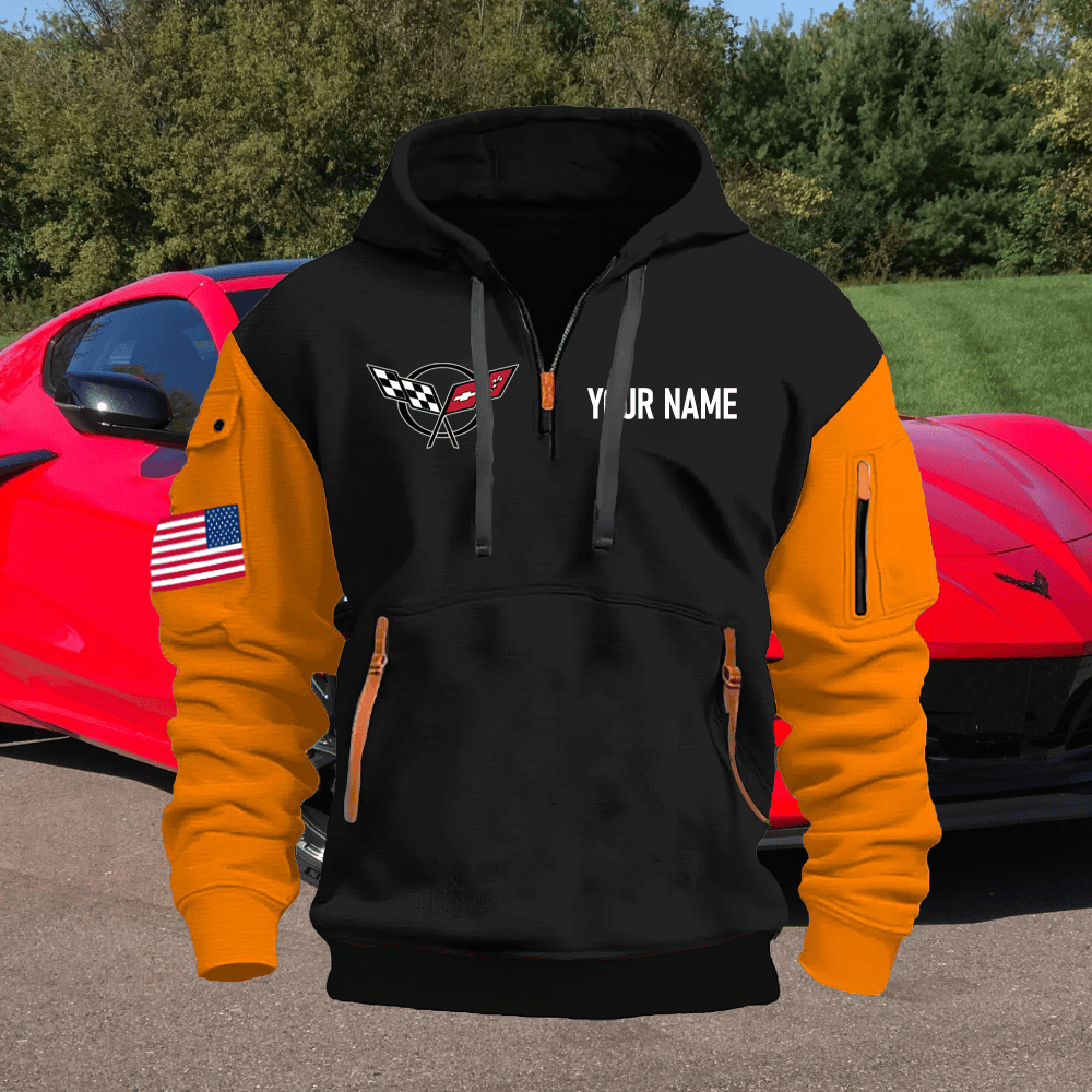 CV5 Custom Name Quarter Zipper Hoodie