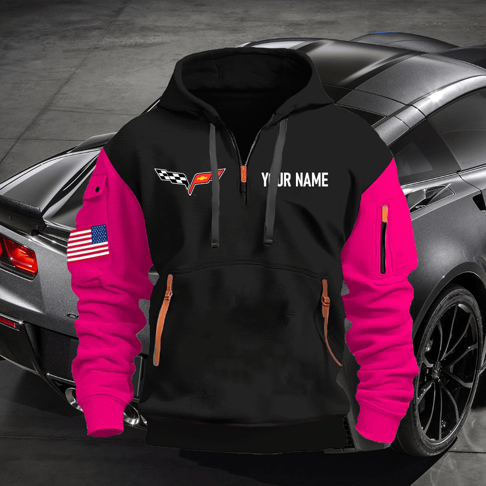 CV6 Custom Name Quarter Zipper Hoodie