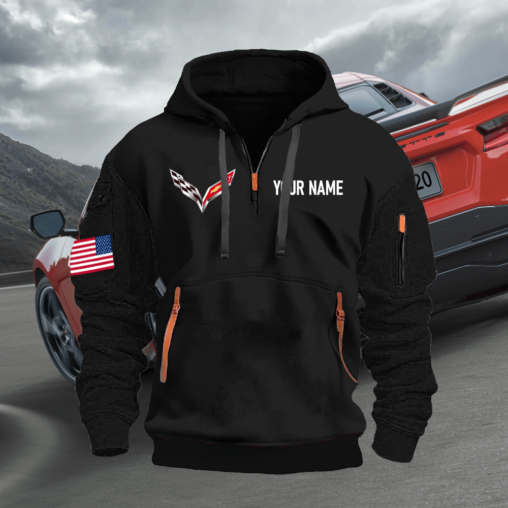 CV7 Custom Name Quarter Zipper Hoodie