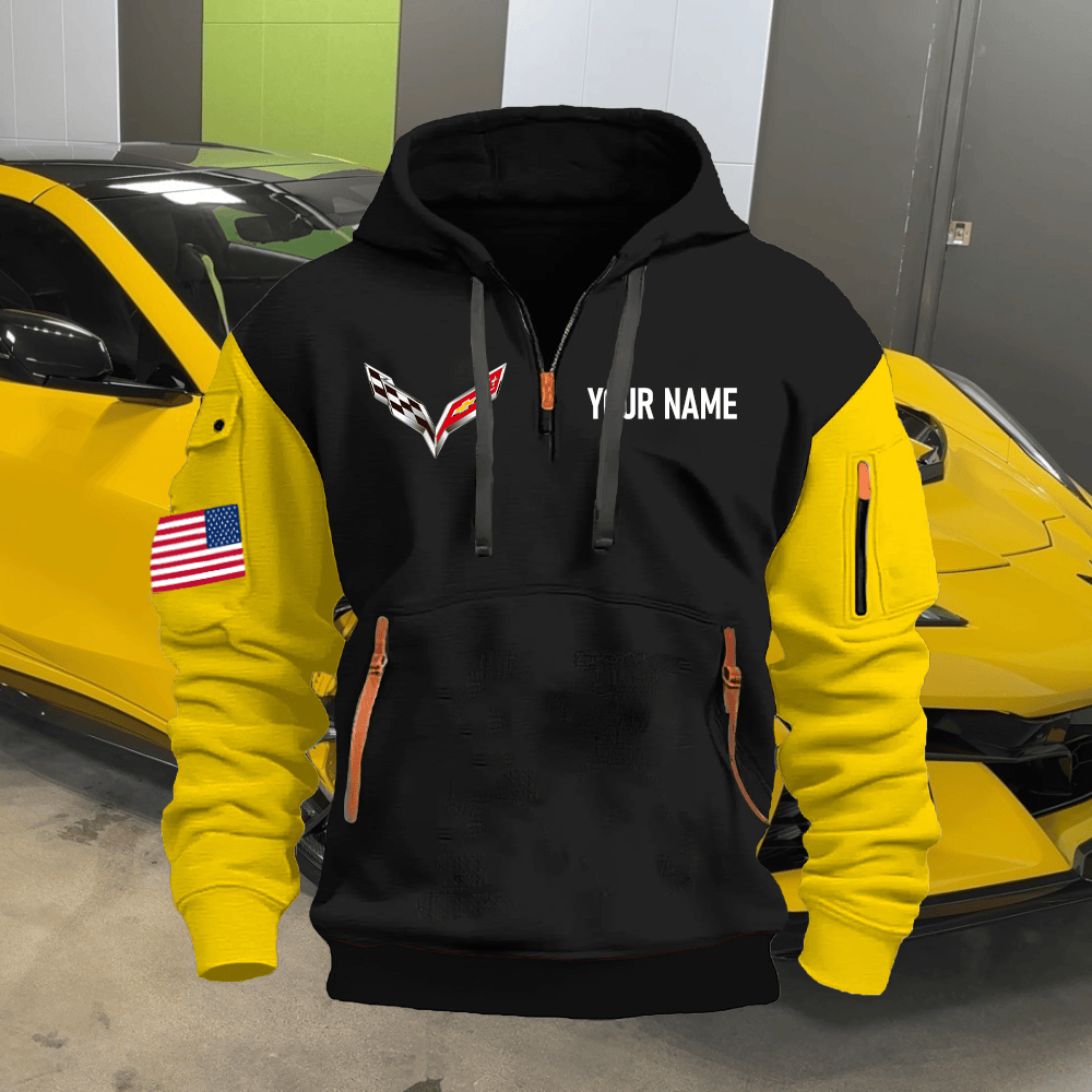 CV7 Custom Name Quarter Zipper Hoodie