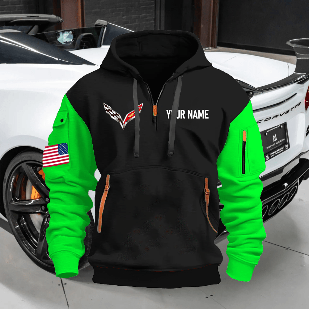 CV7 Custom Name Quarter Zipper Hoodie