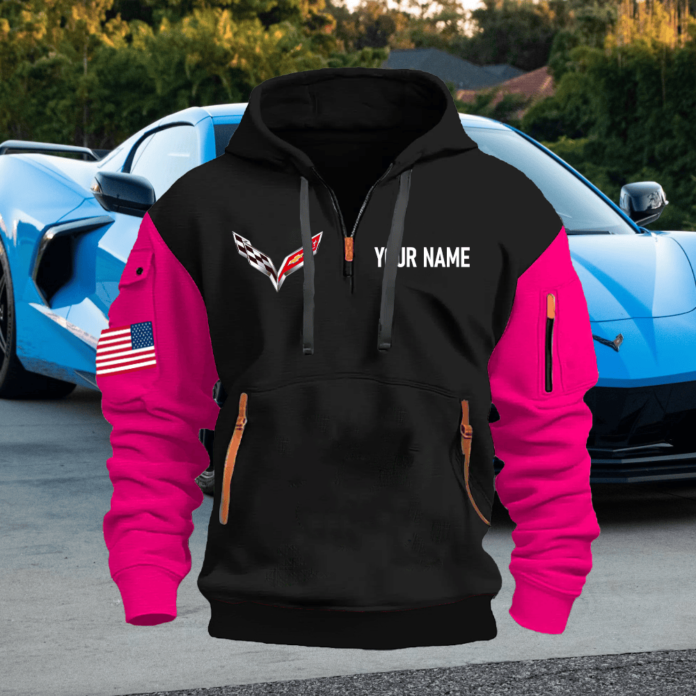 CV7 Custom Name Quarter Zipper Hoodie